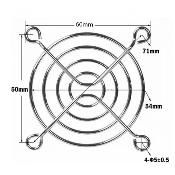 60x60mm Fan Koruma Teli