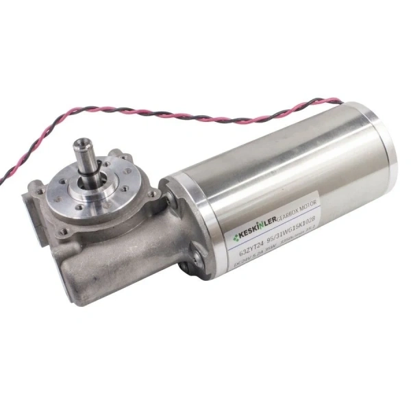 63ZYT24-95 24V 95W 225RPM Enkodersiz Otomatik Kapı Motoru