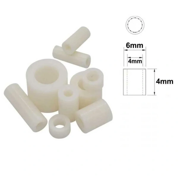 6x4mm Led Distans (Standoff) - Beyaz
