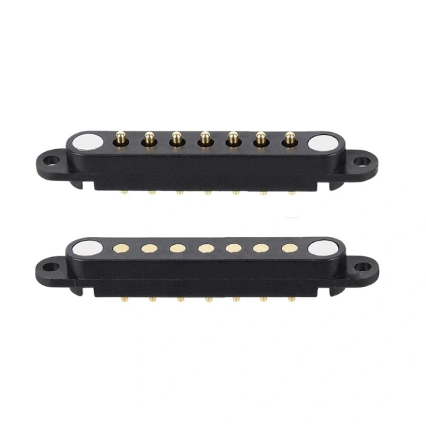 7-Pin 2.54mm Pogo Pin Manyetik Konnektör Takımı - Kulaklı