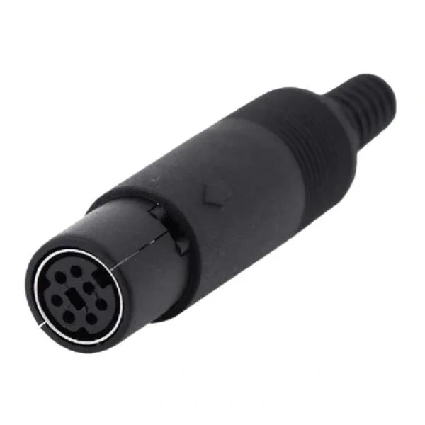 7 Pin Dişi Mini DIN Konnektör