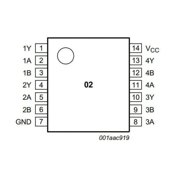 74HC02 SMD Entegre