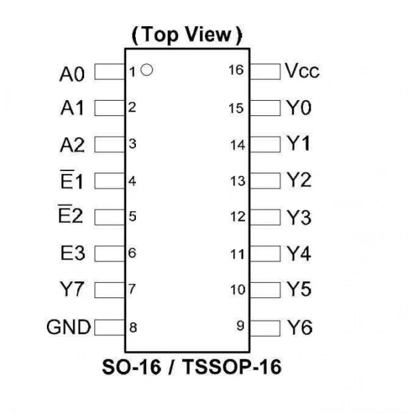 74HC138 SMD Entegre