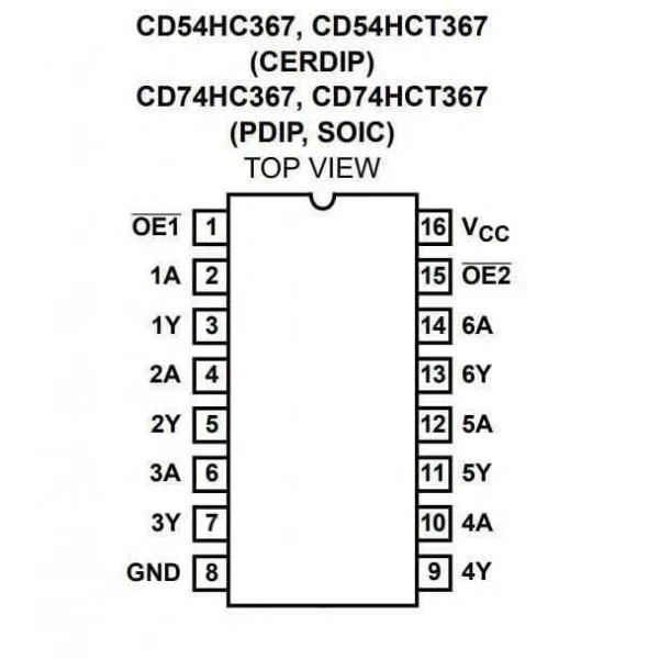 74HC367 SMD Entegre