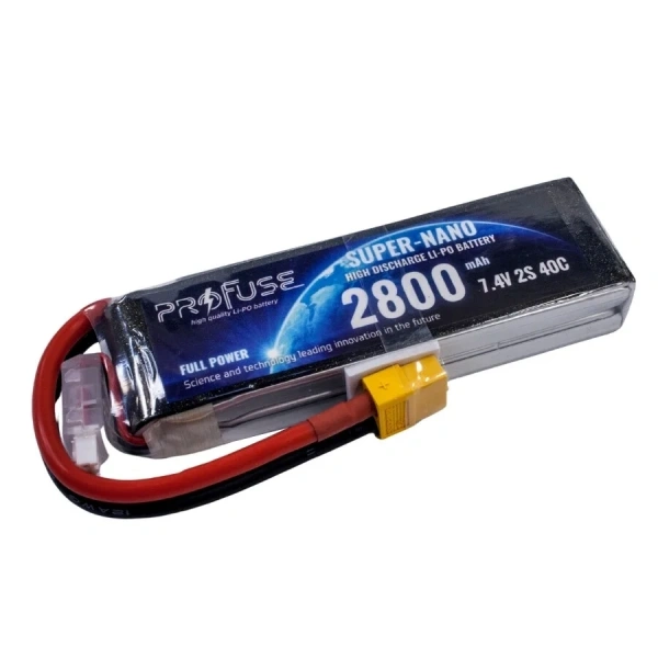 7.4V 2S 2800mAh 40C Lipo Batarya
