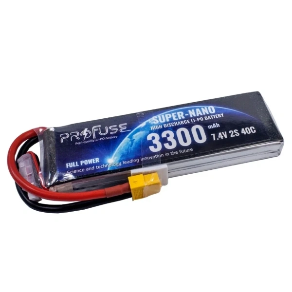 7,4V 2S 3300mAh 40C Lipo Batarya