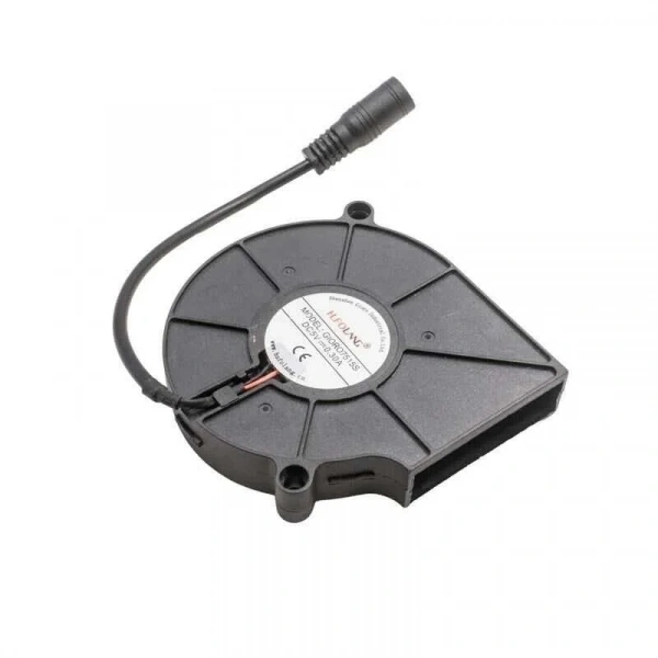 75X75X15mm 5V 0.3A Salyangoz Fan - 5.5x2.5mm Adaptör Girişli