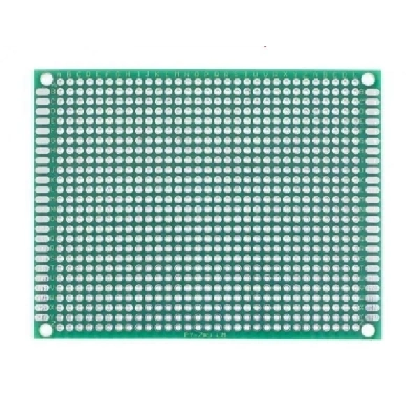 7x9cm Epoxy Çift Taraflı Delikli Plaket