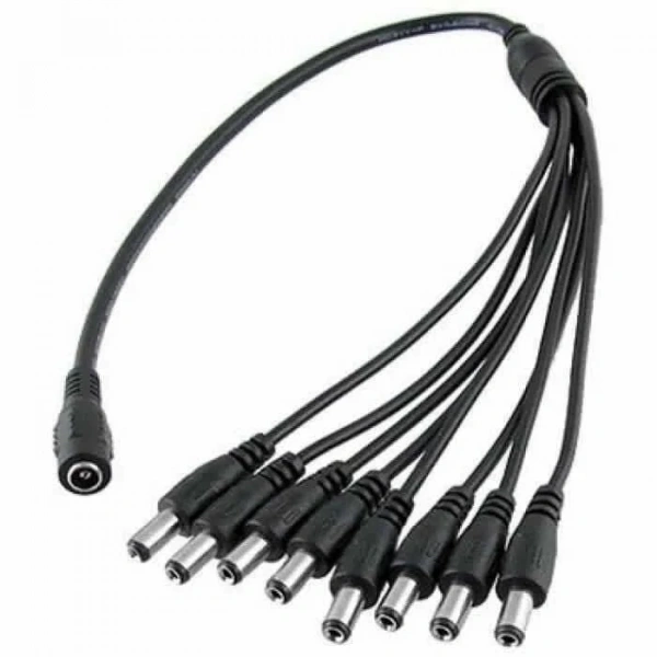 8 Başlı DC Adaptör Çoklayıcı Kablo