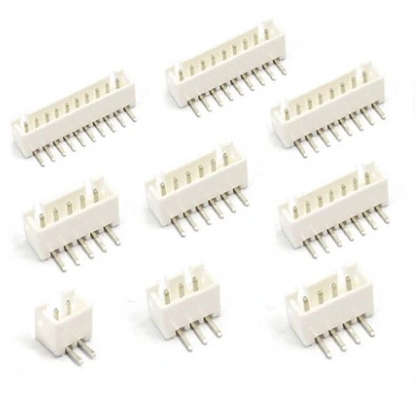 8 Pin JST-XH 2.54 Tunik Konnektör Erkek Eğik 90°