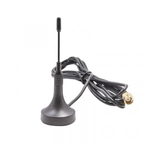 80mm GSM Kablolu Anten - 2m Kablolu