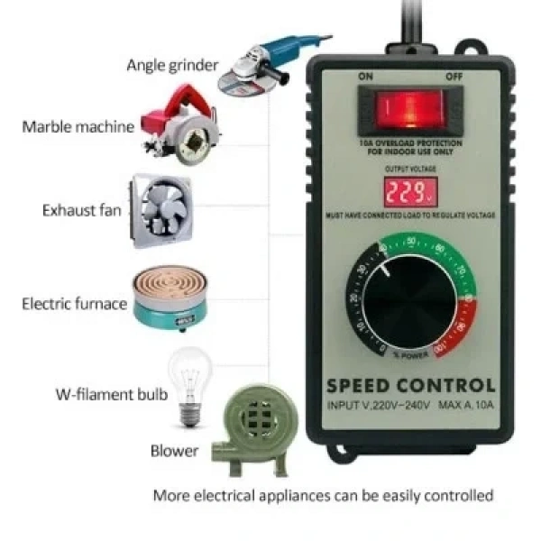830A AC220V 4000W Motor Hız Kontrol Modülü
