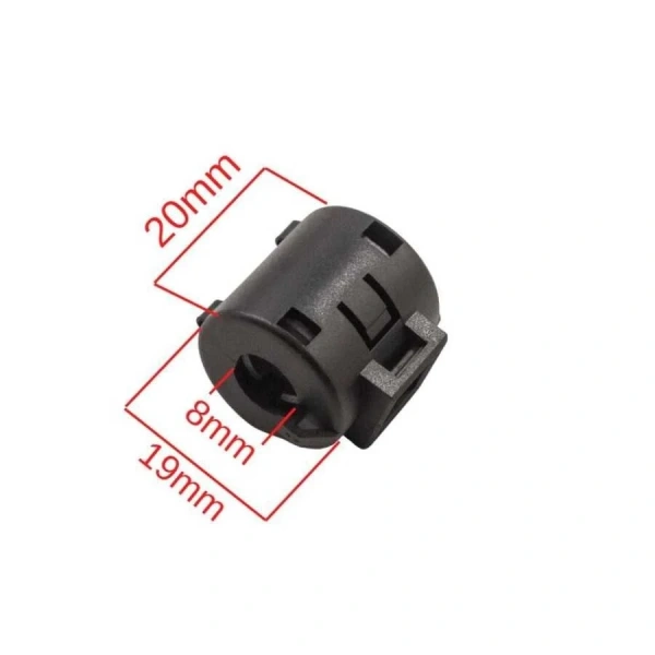 8mm Parazit Önleyici Manyetik Halka 19x20mm - Ferit Nüve