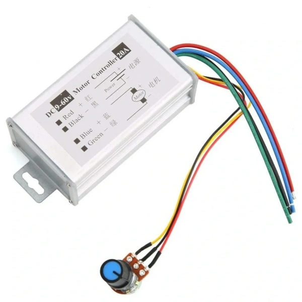 9-60V 20A PWM DC Motor Hız Kontrol Modülü