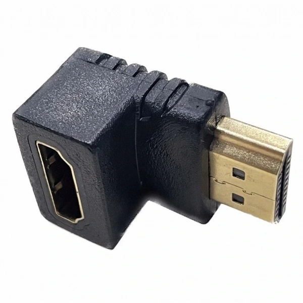 90° HDMI to HDMI Erkek-Dişi (M2F) Dönüştürücü Çevirici