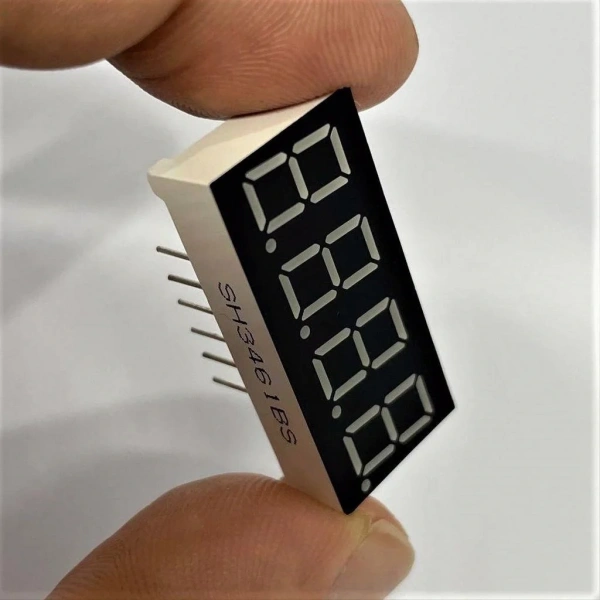 9.2mm 4lü 7 Segment Display Ekran Kırmızı Ortak Anot