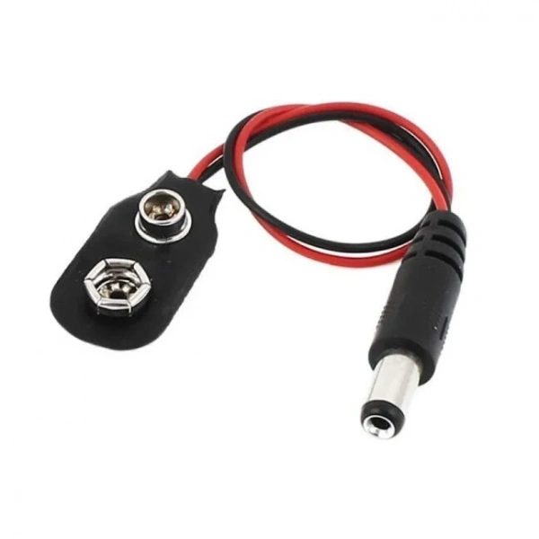 9V Jacklı Pil Soketi - I-Tip