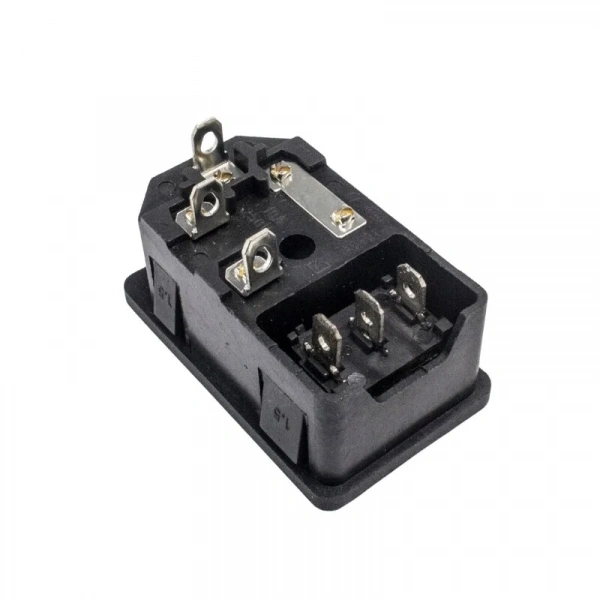 AC-01 Erkek Power Soketi On-Off-On Anahtarlı