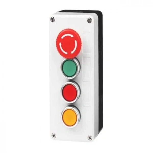 Acil Stop ve Üçlü Push Buton Kutusu