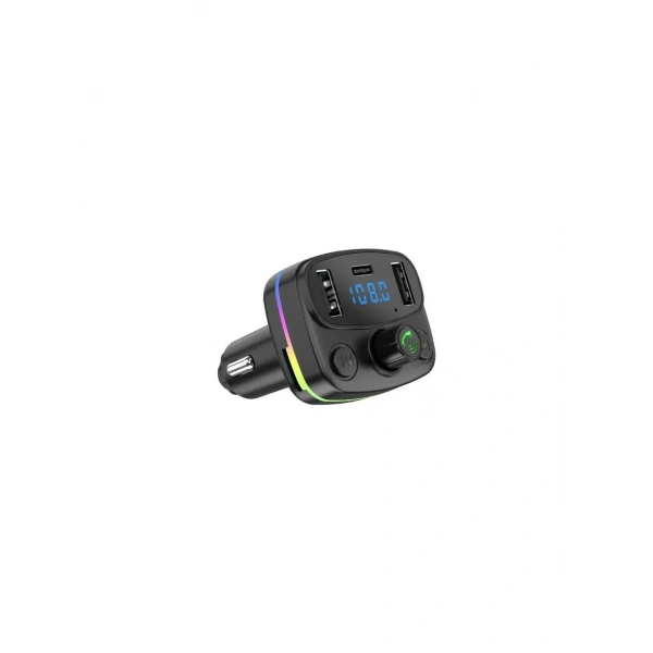 ACL AFT-10 Wireless 1A 2xUSB TF Kartlı Type-C RGB Işıklı FM Transmitter