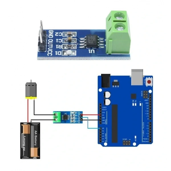 ACS712 Akım Sensörü Current Sensor -20A ila +20A