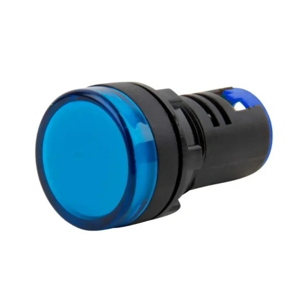 AD22-22DS 220V AC Sinyal Lambası - Mavi