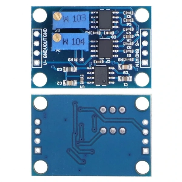 AD620 Yüksek Hassasiyetli Mikrovolt Sinyal Kuvvetlendirici Modül DC 12V