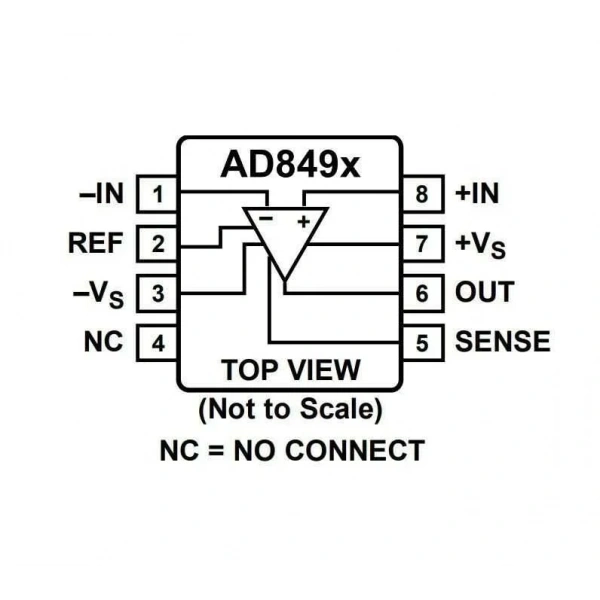 AD8495ARMZ-R7TR MSOP-8 Termokupl Amplifikatör Entegresi