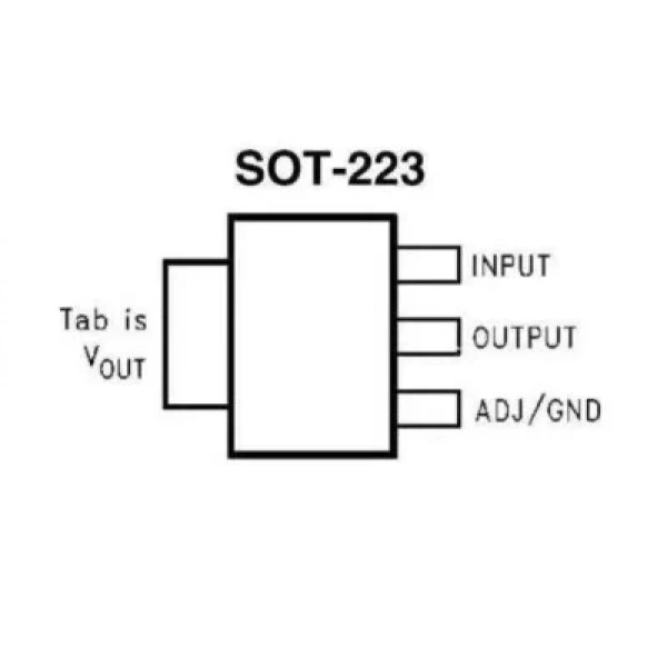 AMS1117 SMD 5V Voltaj Regülatörü - LM1117