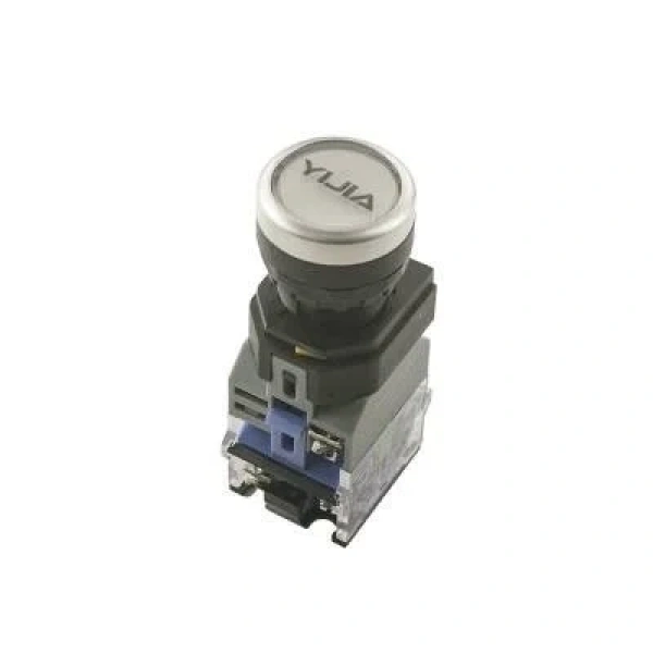 Anahtarlı Push Buton 220V Beyaz Işıklı YJ139-LA38
