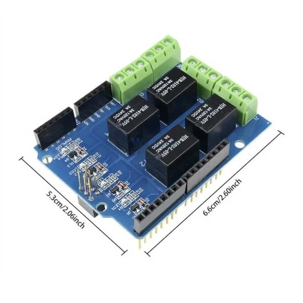 Arduino DC 3.3V 5V 4 Kanallı Röle Shield