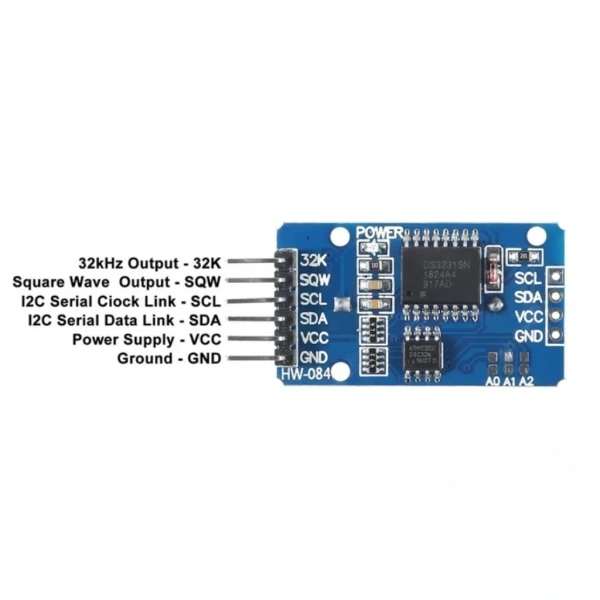 Arduino DS3231 Hassas RTC ve 24C32 Hafıza Modülü