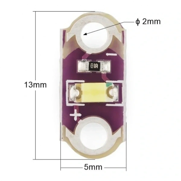 Arduino LilyPad Led - Kırmızı