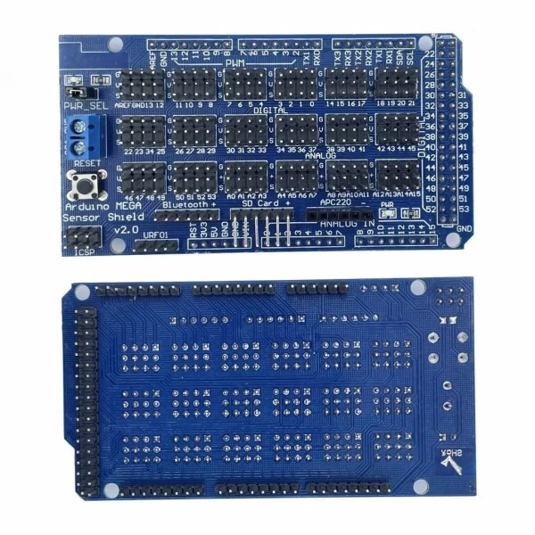 Arduino MEGA 2560 R3 Sensör Shield V2 IO Genişletme