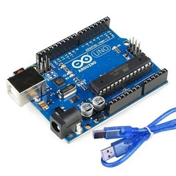 Arduino UNO R3 Klon (orijinal - Atmega328P DIP Chipset) - USB Kablo Hediyeli