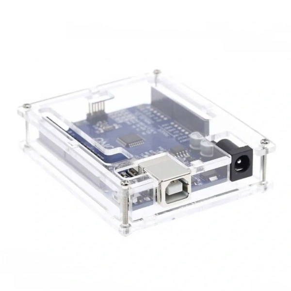 Arduino UNO Şeffaf Akrilik Pleksi Kutu