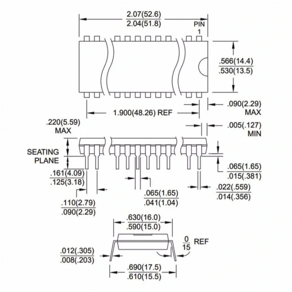 AT89S52-24PU 8-Bit 33MHz Mikrodenetleyici DIP-40