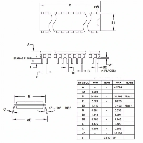 ATMEGA168PA-PU 8Bit 20Mhz Mikrodenetleyici DIP28