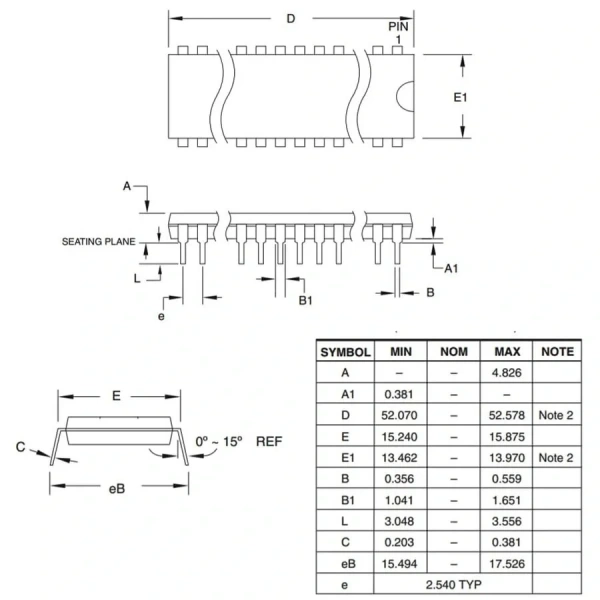 ATMEGA8535-16PU 8Bit 16Mhz Mikrodenetleyici Dip-40