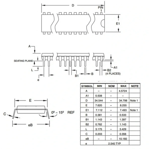 ATMEGA8A-PU 8-Bit 16MHz Mikrodenetleyici DIP-28