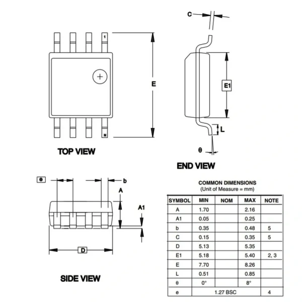 ATtiny12L-4SU SMD 8-Bit 4MHz Mikrodenetleyici SOIC-8