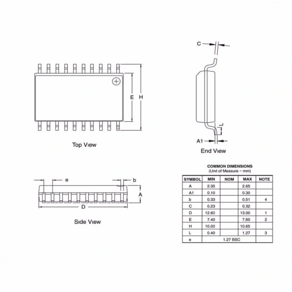 ATtiny2313A-SU SMD 8-Bit 20MHz Mikrodenetleyici SOIC-20