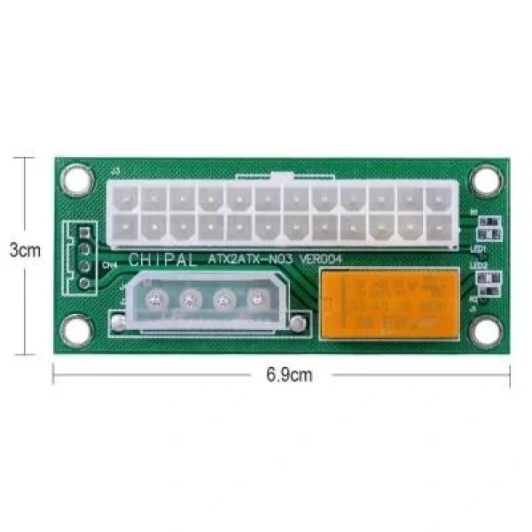 ATX - SATA Molex 24 Pin Güç Kaynağı Bağlantı Adaptörü