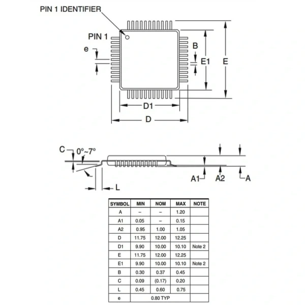 ATXMEGA32A4U-AU SMD 8Bit 32Mhz TQFP-44