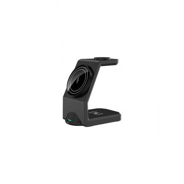 AW23 3-in-1 15W 3A USB-C Girişli Işıklı Kablosuz Şarj Standı