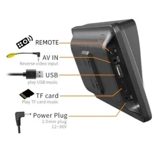 B5300AHD 7 Dokunmatik Ekranlı Araç Multimedya Oynatıcı - Android Carplay