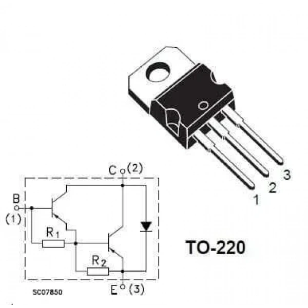 BDX53C - TO220 NPN Transistör