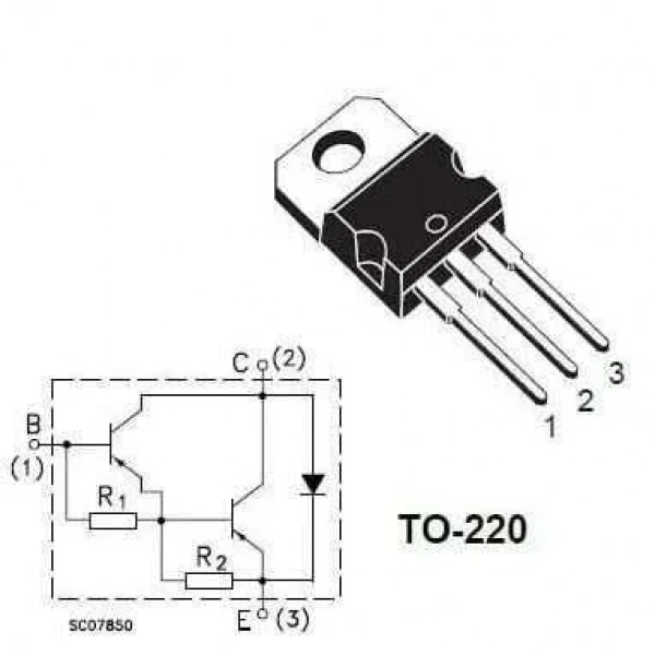 BDX53C - TO220 NPN Transistör