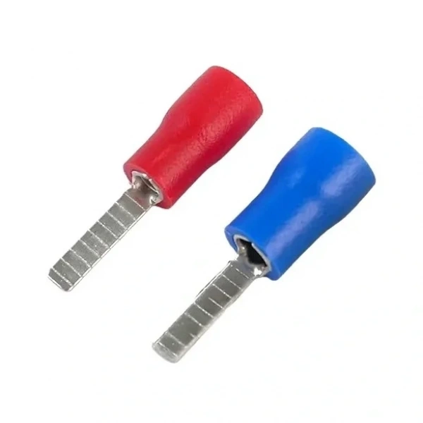 BIK-101 0.5-1.5mm2 Bıçak Tip Kablo Ucu Terminal Kırmızı 100 Adet