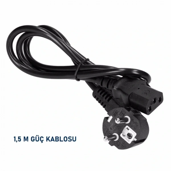 Bilgisayar Güç Kablosu Kasa Ekran Kablosu 3X0.75mm 1.5m